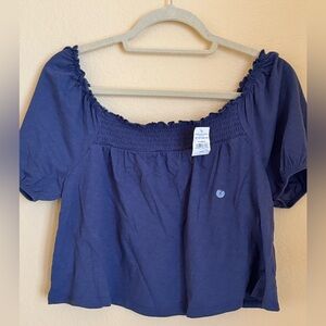 American Eagle Blue Top Size Small NWT